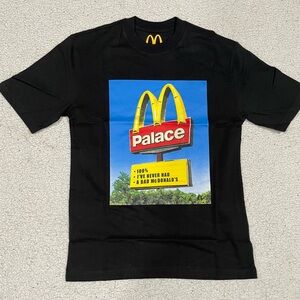 Palace X McDonald’s Sign T-Shirt Black (SMALL)